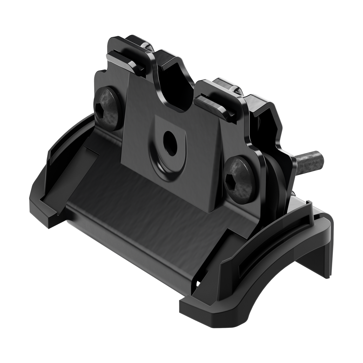 Custom adapter kit for mounting a Thule roof rack system to select vehicles.