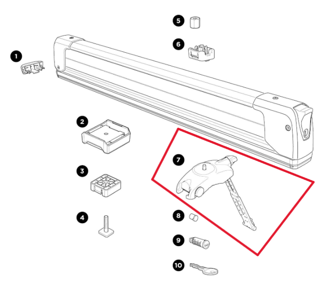 Thule 1500056283 Speedlink Hardware 13mm (SnowPack Extender)