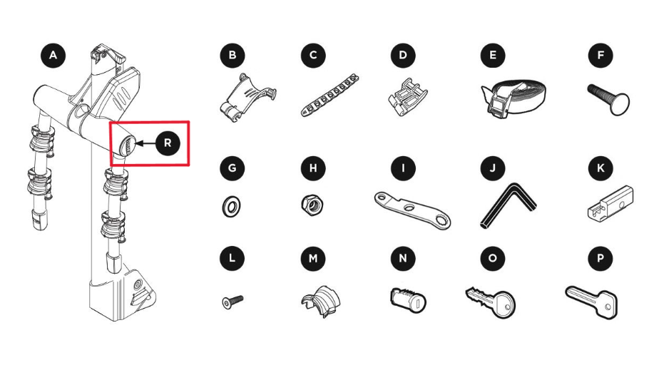 Thule 1500056557 RPL, tapa lateral, Helium Aero (8523302001)