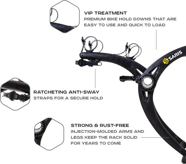 Saris Bones 2 Bike Trunk Rack - USED