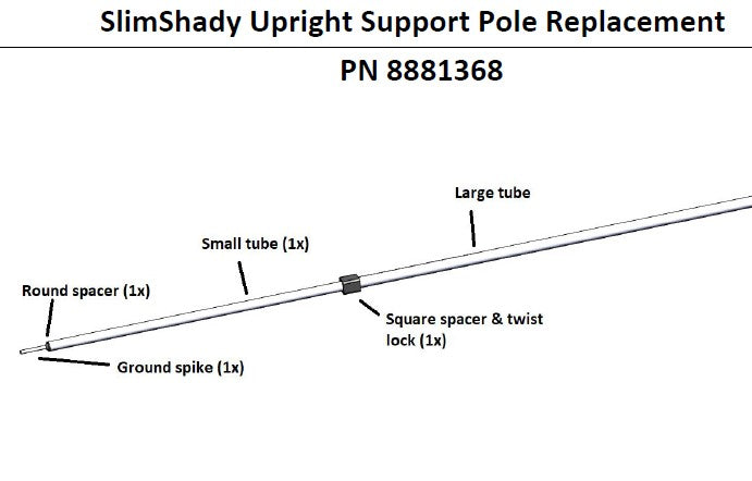 Yakima 8881368 RPL, TELE, JAMBES, SLIMSHADY - RETOUR