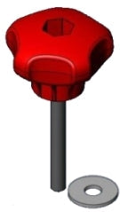 <p>Replacement clamp knob for Yakima Quickback bike carriers.</p> <p> </p> <p>Sold individually.</p>