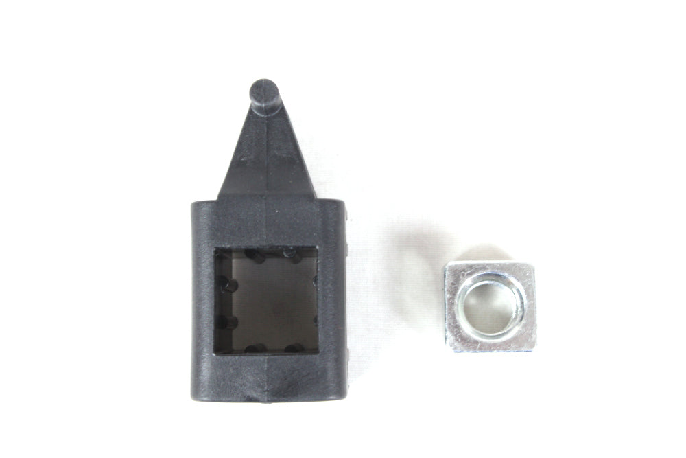<p data-bind="text: Name">Mounting retainer and nut for HoldUp 2".Includes 1 plug and 1 nut.</p> <p data-bind="text: Name">Also a spare part for LongHaul, RoadTrip, LongArm, and BackSwing.</p> <p data-bind="text: Name"> </p>
