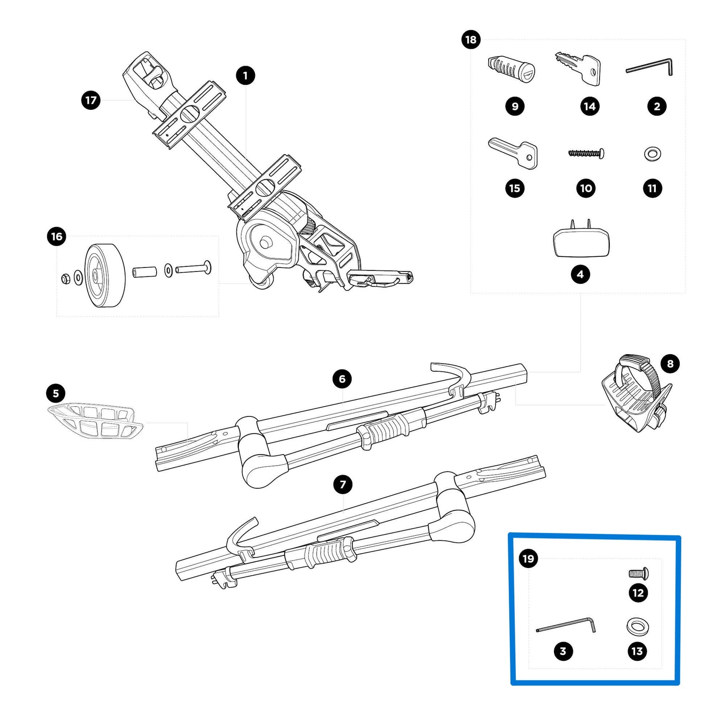 Thule 1500056648 Hardware Bag #2 (T2 Pro XTR)