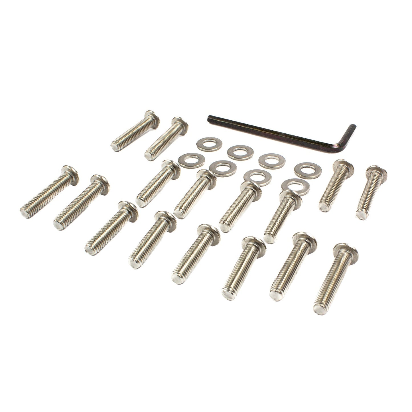 <p>Replacement hardware bag for Yakima's Locking RailRider 1 towers.</p> <p>Includes:</p> <ul> <li>16 bolts</li> <li>8 washers</li> <li>1 allen wrench</li> </ul>