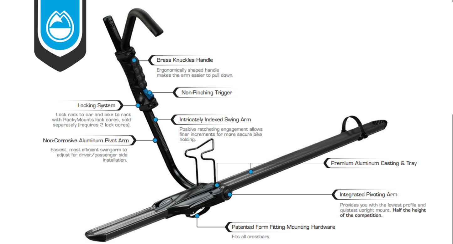 RockyMounts 1201 BrassKnuckles - D'OCCASION