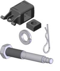<p><span>Hitch mounting hardware for HoldUp 2"</span></p> <p><span>Includes:</span></p> <ul> <li>(1) Hitch plug</li> <li>(1) nut </li> <li>(1) lock washer</li> <li>(1) bolt</li> <li>(1) bridge clip</li> </ul> <p>Part #8890260</p>