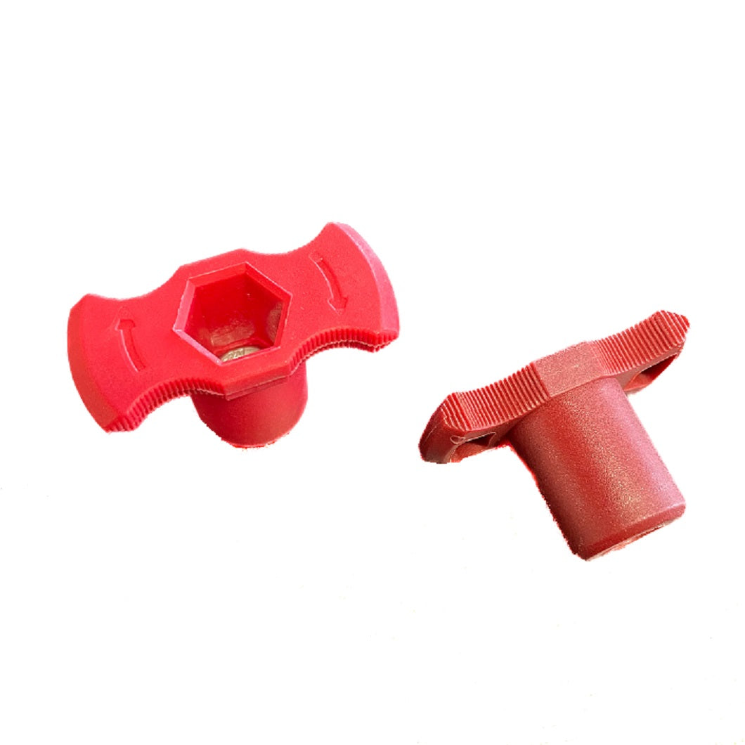 <p>Whispbar replacement 8880236 SP021 Bi-Lobed Red Knob (single)</p>