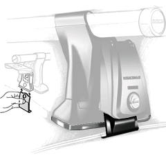 Clips Yakima Q96 con almohadillas E