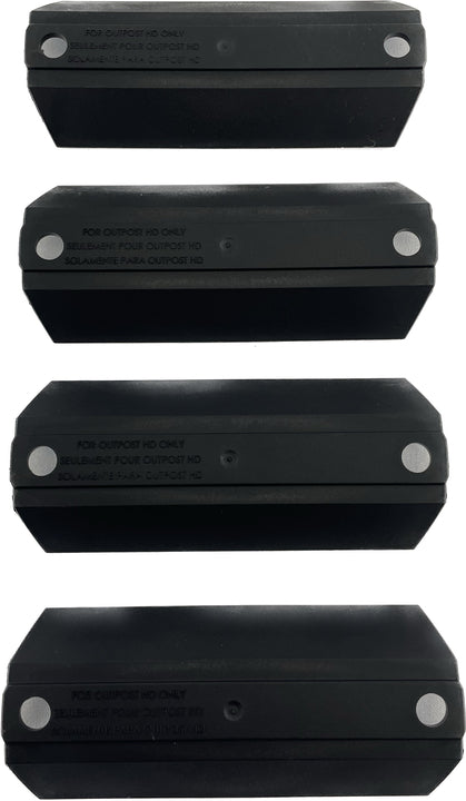 <p>Replacement spacer set for SideBar Short or Long to work on OutPost HD. Includes four spacers. Not for use on OverHaul HD.</p>