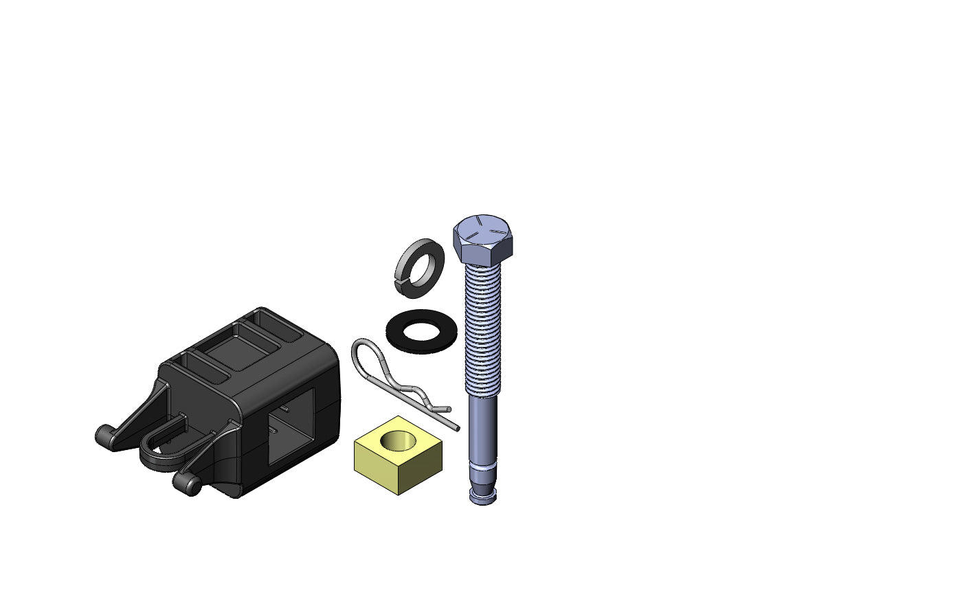 Yakima 8890185 Replacment Mounting Hardware for SwingDaddy