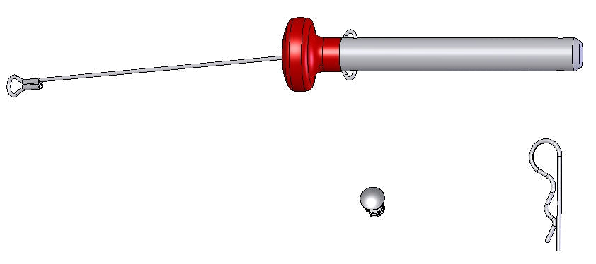 <p>Replacement Pull Pin for the Yakima Gen 1 (Gray) HoldUp produced from 2008 - 2009 : </p> <ul> <li>2" Model - <span>8002419</span></li> <li>1 1/4" Model - 8002428</li> </ul> <p><em><strong>Not compatible with newer (Black) HoldUp or HoldUp EVO.</strong></em></p>