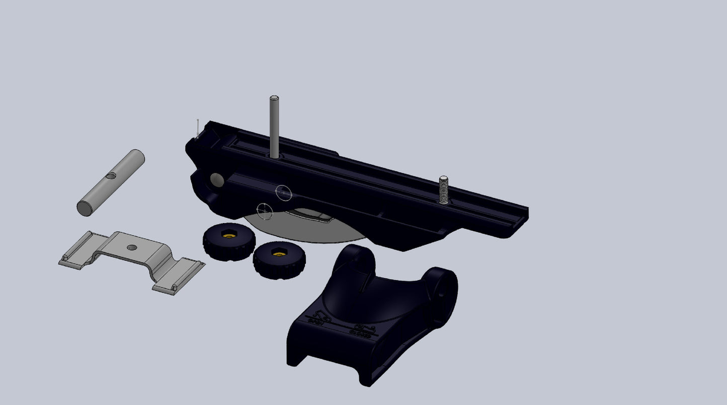 <p>Replacement mounting hardware for Yakima SkyBox.</p> <p>New design phased in late 2020. Does not use small barrel nut. Replaces 8890135. </p> <p>Yakima part #8881353</p>