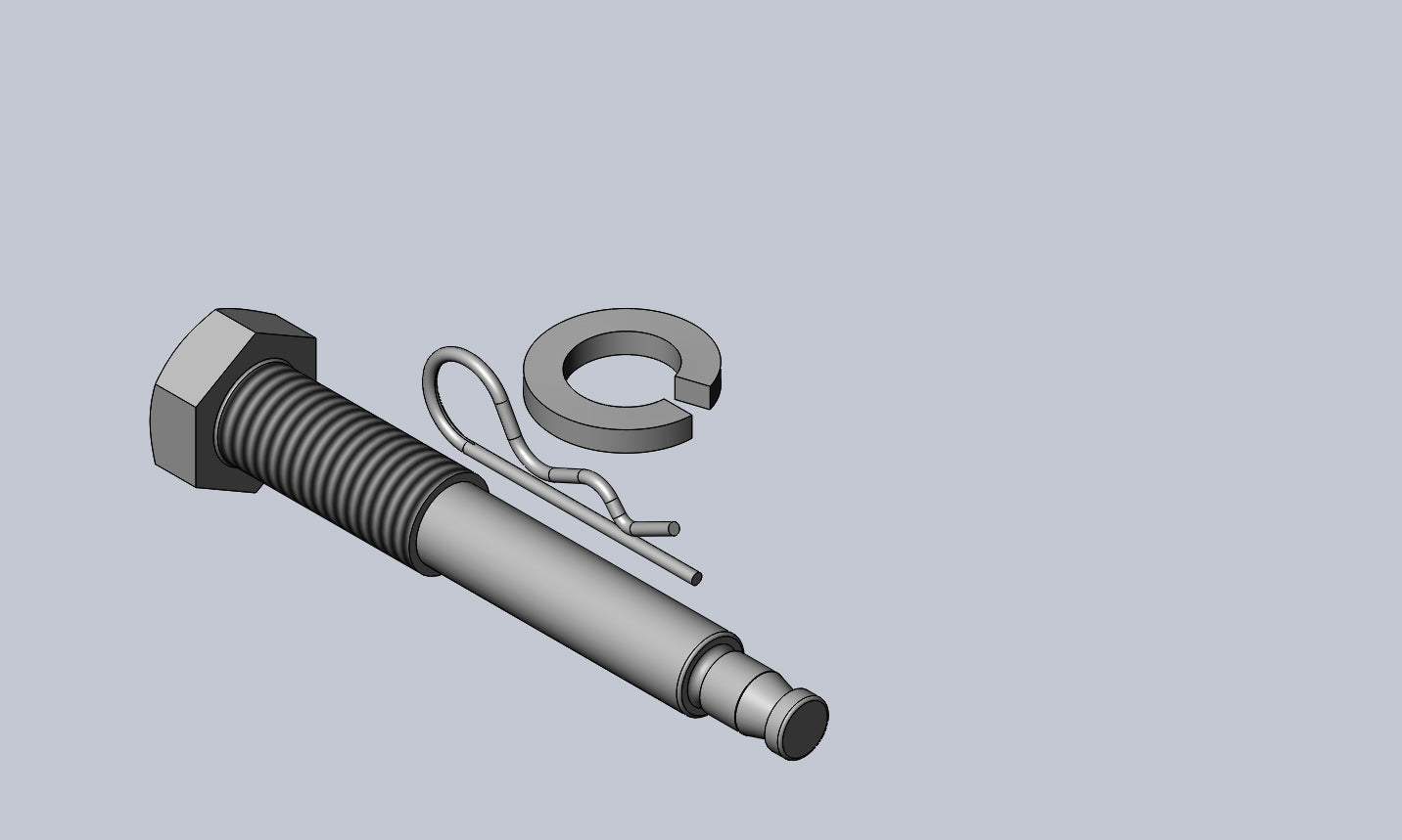 <p>Replacement hitch bolt with lock washer and pin for HangOver, HangTight, StraightShot and EXO SwingBase.</p> <p><em><strong>Not compatible with HoldUp.</strong></em></p>