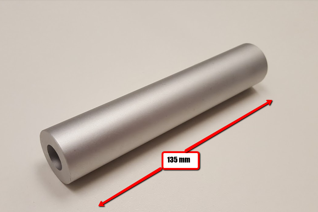 Yakima 8880697 Rpl, manguito de brocheta, 9 mm x 135 mm