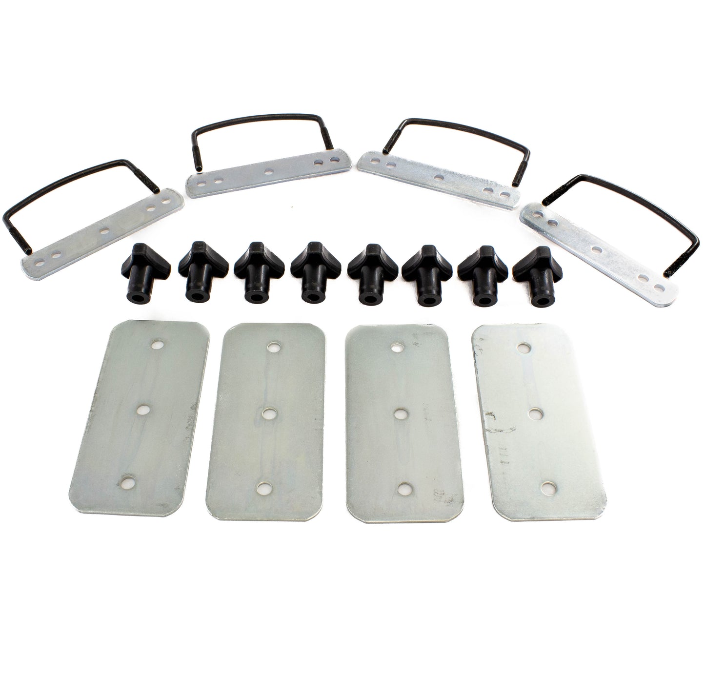 <p><strong>#1500056087</strong> - Old Thule Part number <strong>05603</strong></p> <p>Replacement U-Bolt mounting Kit for older Thule Cargo Boxes(e.g. SideKick) and some department store branded boxes(Sears boxes)</p> <p>U-Bolts measure 4" on center for width</p>