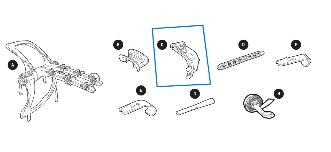 Thule 1500056119 Anti-Sway Cage (Raceway)