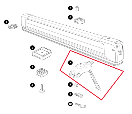 Thule 1500056283 RPL Speedlink Hardware 13mm (Extender)