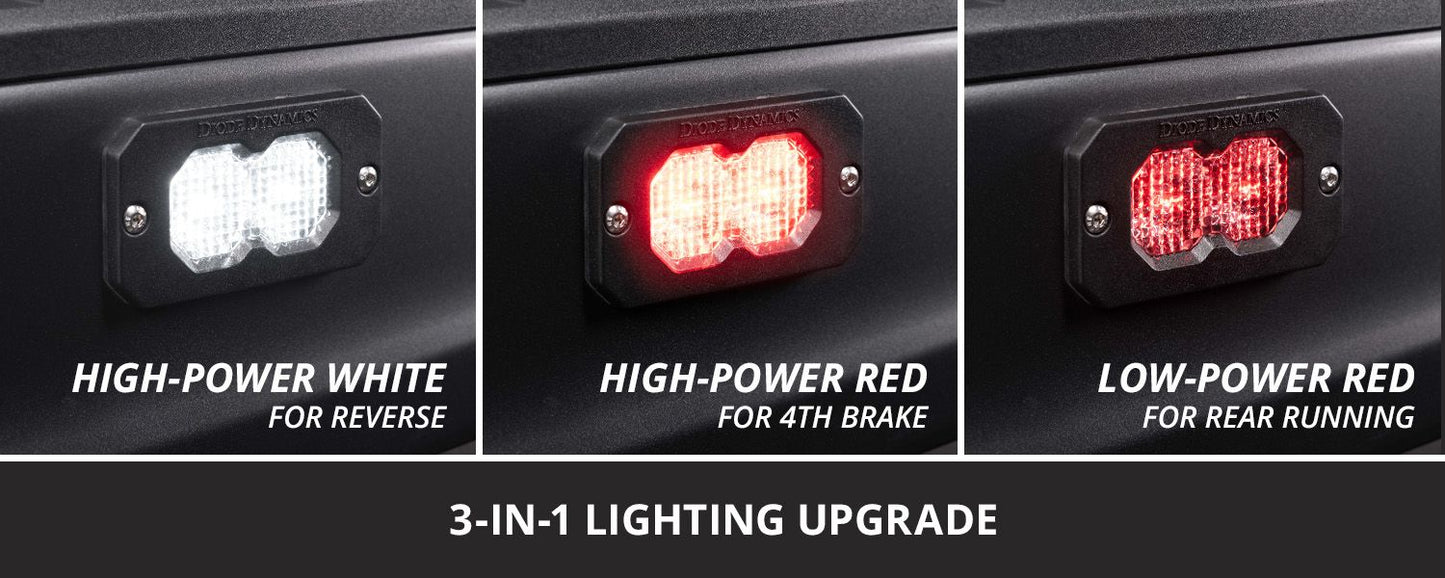 Diode Dynamics Stage Series Flush Mount Reverse Light Kit - SSC1 Sport (12.8 watts)