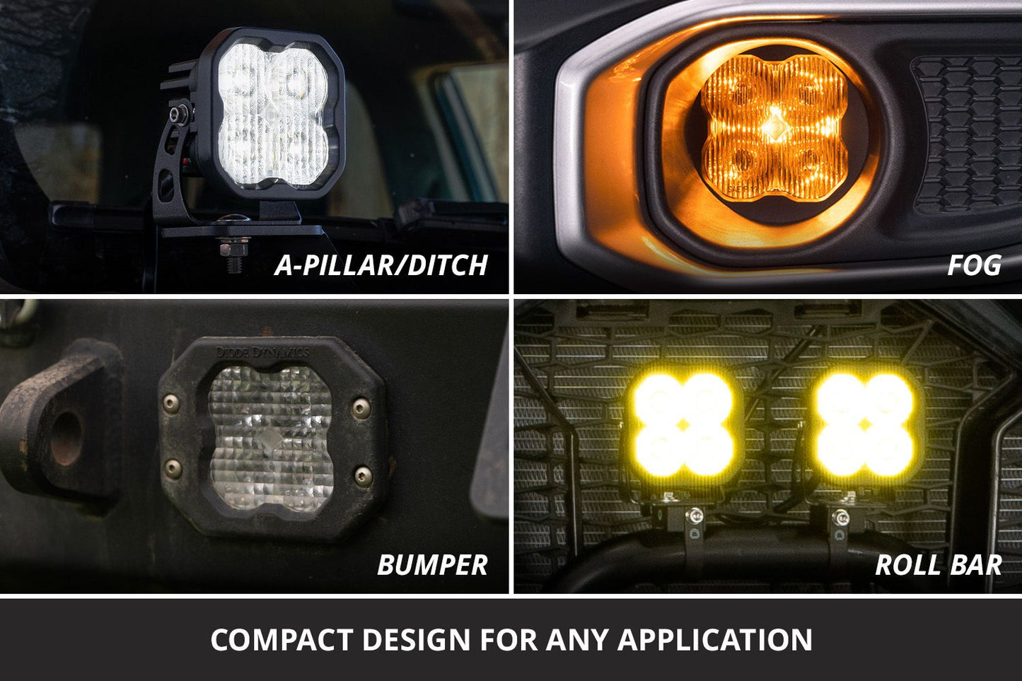 Diode Dynamics SS3 White Sport LED Pod (pair)