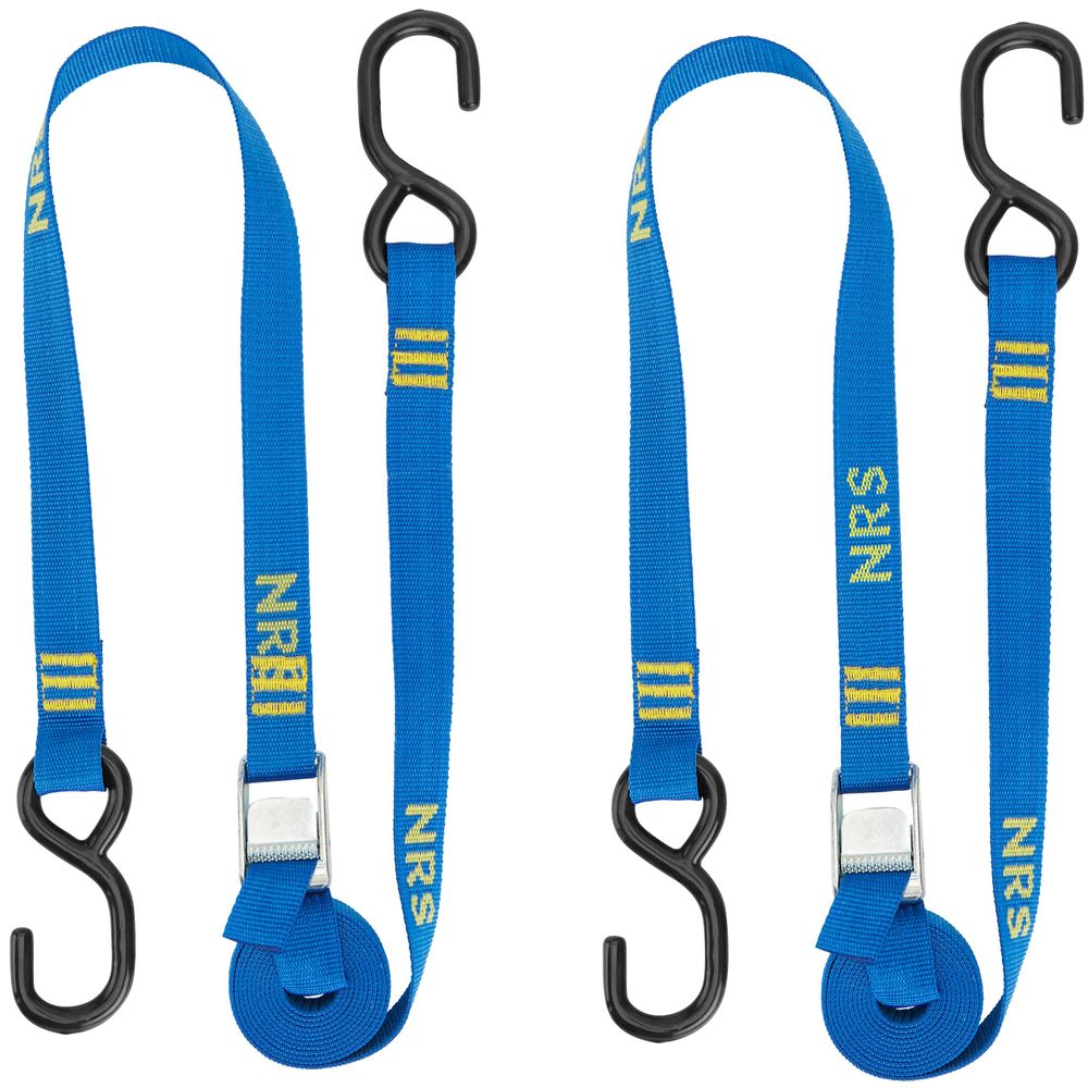 NRS J-Hook Tie-Down Straps 6' Pair
