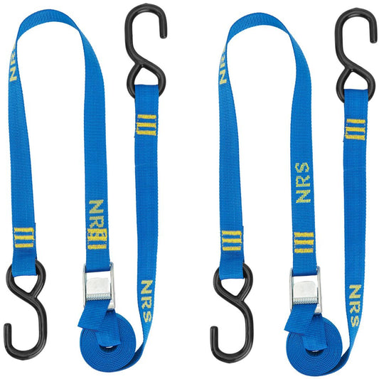 NRS J-Hook Tie-Down Straps 6' Pair