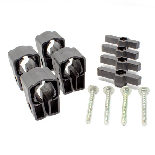 <p>Mounting hardware for Yakima ski mounts. Fits Yakima PowderHound, Big PowderHound, ButtonDown 4, ButtonDown 6</p> <p>Part number 8830021</p> <p>Includes:</p> <ul> <li>4 vertical snaparounds (<strong>for round or square crossbars</strong>)</li> <li>4 bolts</li> <li>4 wingnuts</li> </ul>