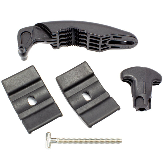 <p>Hardware bag for BowDown. Includes one bale, two bale pads, one T bolt and one knob.&nbsp;Also replacement hardware for FreshTrack 4, FreshTrack 6, PowderHouind 6, and BigStack.</p>