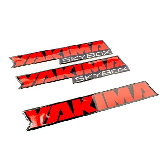 Yakima 8870096 Replacement SkyBox 'Brand' Stickers - Set of 3