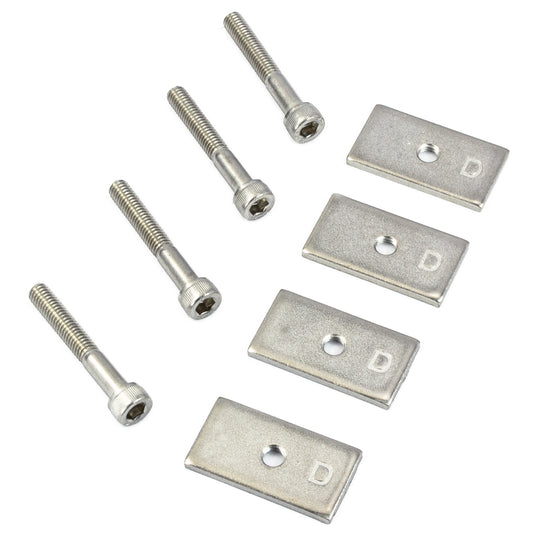 Yakima 8880223 Replacement "D" Plates and Bolts(Landing Pad 5) - Set of 4