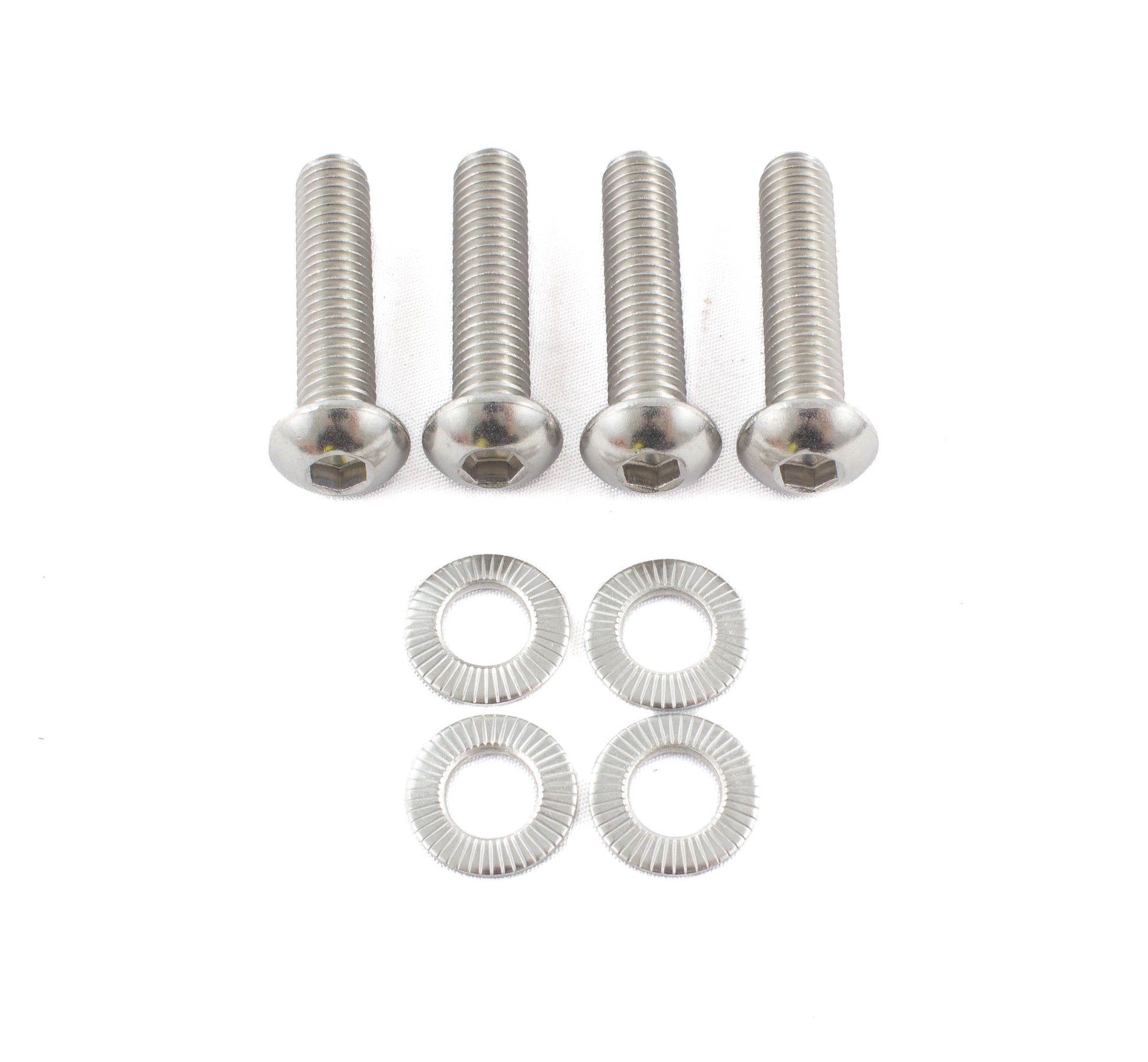 <p>Replacement M8 hardware for Landing Pad 22. Includes:</p> <ul> <li>(4) M8x35mm bolts</li> <li>(4) M8 conical washers</li> </ul>