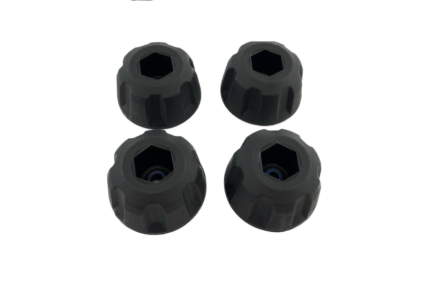 <p>Replacement wheel tray knobs for Yakima OnRamp. Used in conjunction with 8881241 wheel tray bolt set.</p>