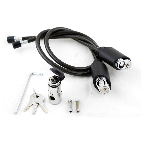 Kuat Transfer - Cable Lock Kit with Locking Hitch Pin - Double