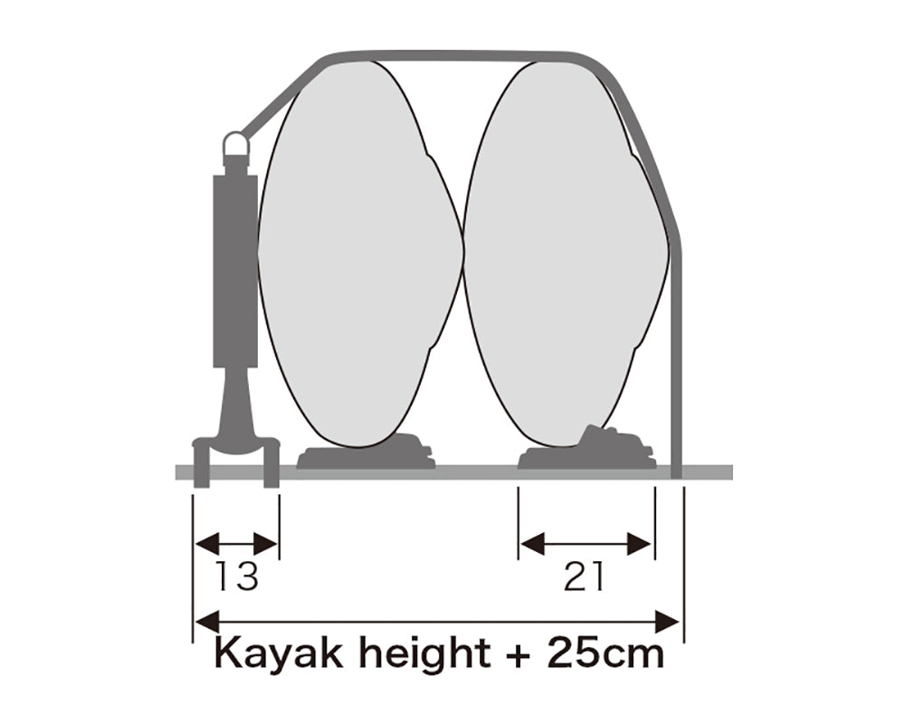 Inno INA455 Kayak Carrier - RETURN