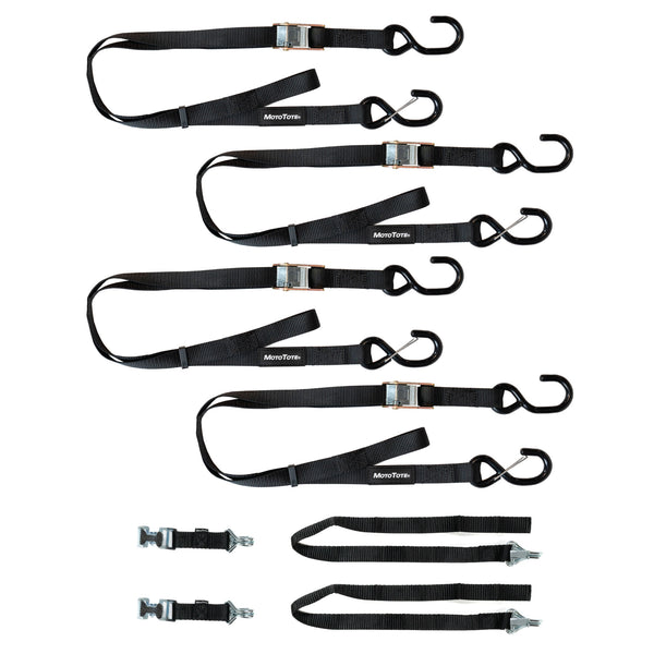 MotoTote Dual E-Bike Tie Down Bundle