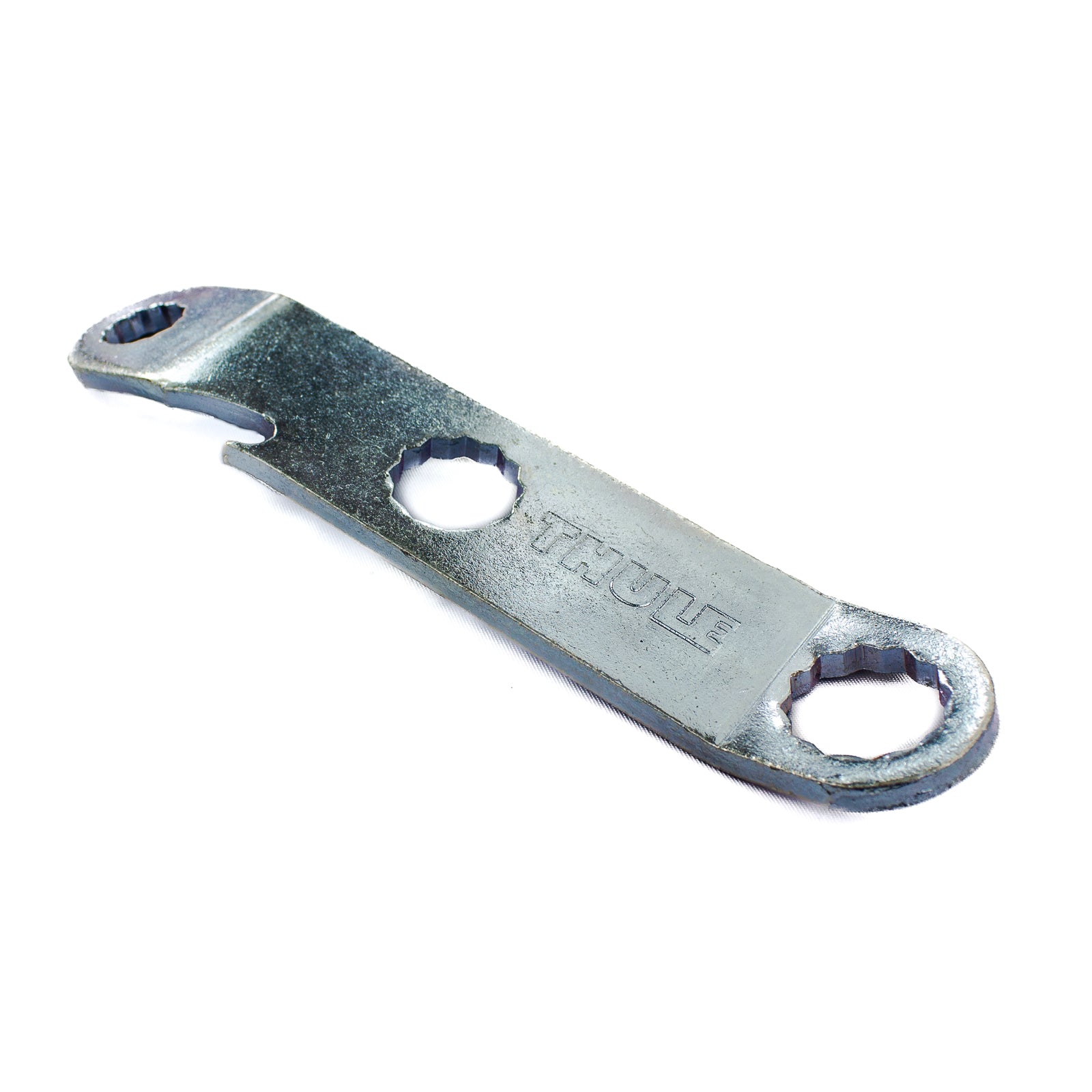 <p>Replacement wrench for STL2 hitch lock. Wrench includes :</p> <ul> <li>13mm</li> <li>17mm</li> <li>19mm</li> <li>Bottle Opener</li> </ul> <p>Part #:&nbsp;1500050705&nbsp;<span><br /></span></p> <p>Old Part #:&nbsp;8535524</p>