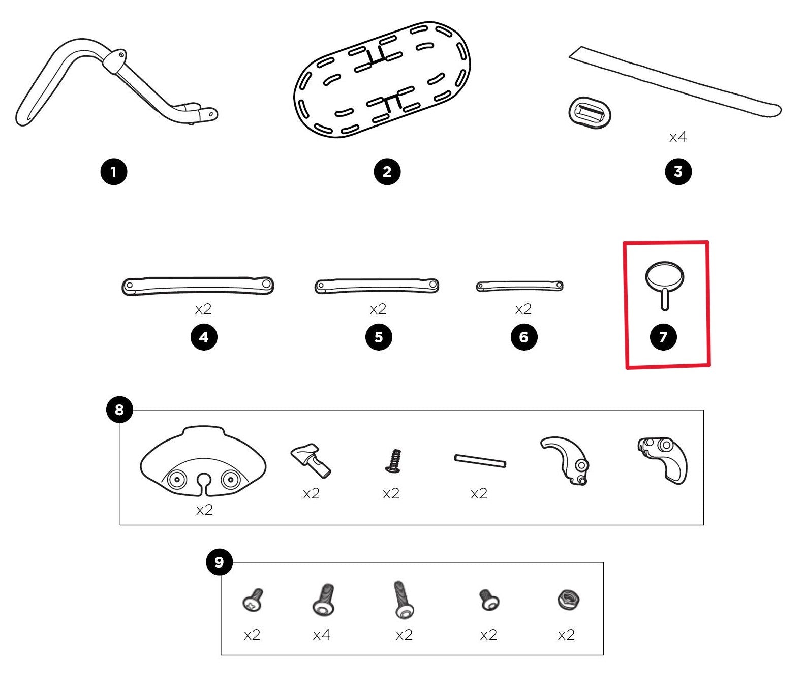 <p>Replacement release key for Thule&nbsp;Pack 'n Pedal Sport and Tour cargo rack.&nbsp;</p> <p>Part #:&nbsp;<span>1500052396</span><span><br /></span></p> <p>Number <strong>7&nbsp;</strong>from parts drawing.</p>