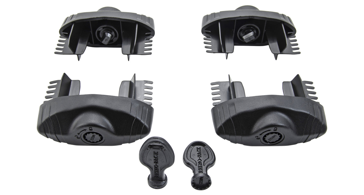 Rhino-Rack Vortex Secure Core Locking End Caps (x4)