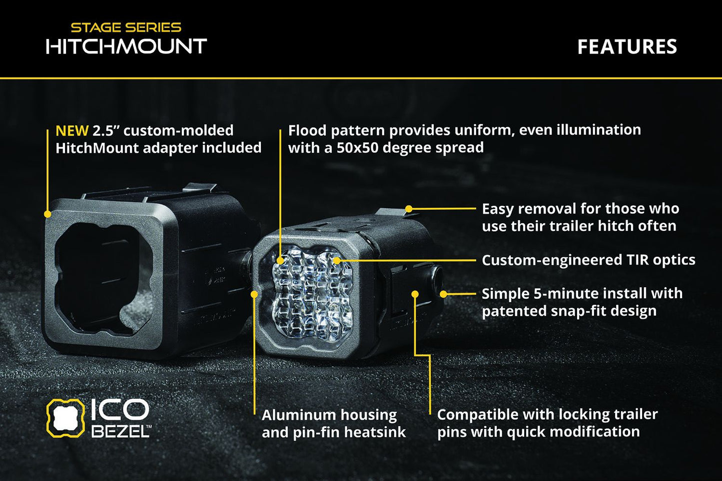 Diode Dynamics HitchMount LED Pod 7-Pin Reverse Kit - C1