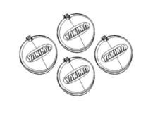 <p>Spare part for Yakima EZ Rider towers. Set of 4 caps. Part # 8890098</p>