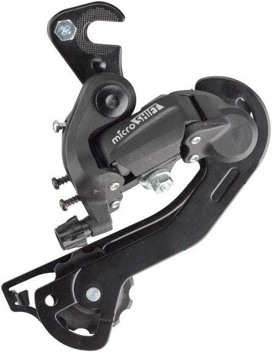 microSHIFT M21 Rear Der 6,7 Spd, BLACK, Long Cage