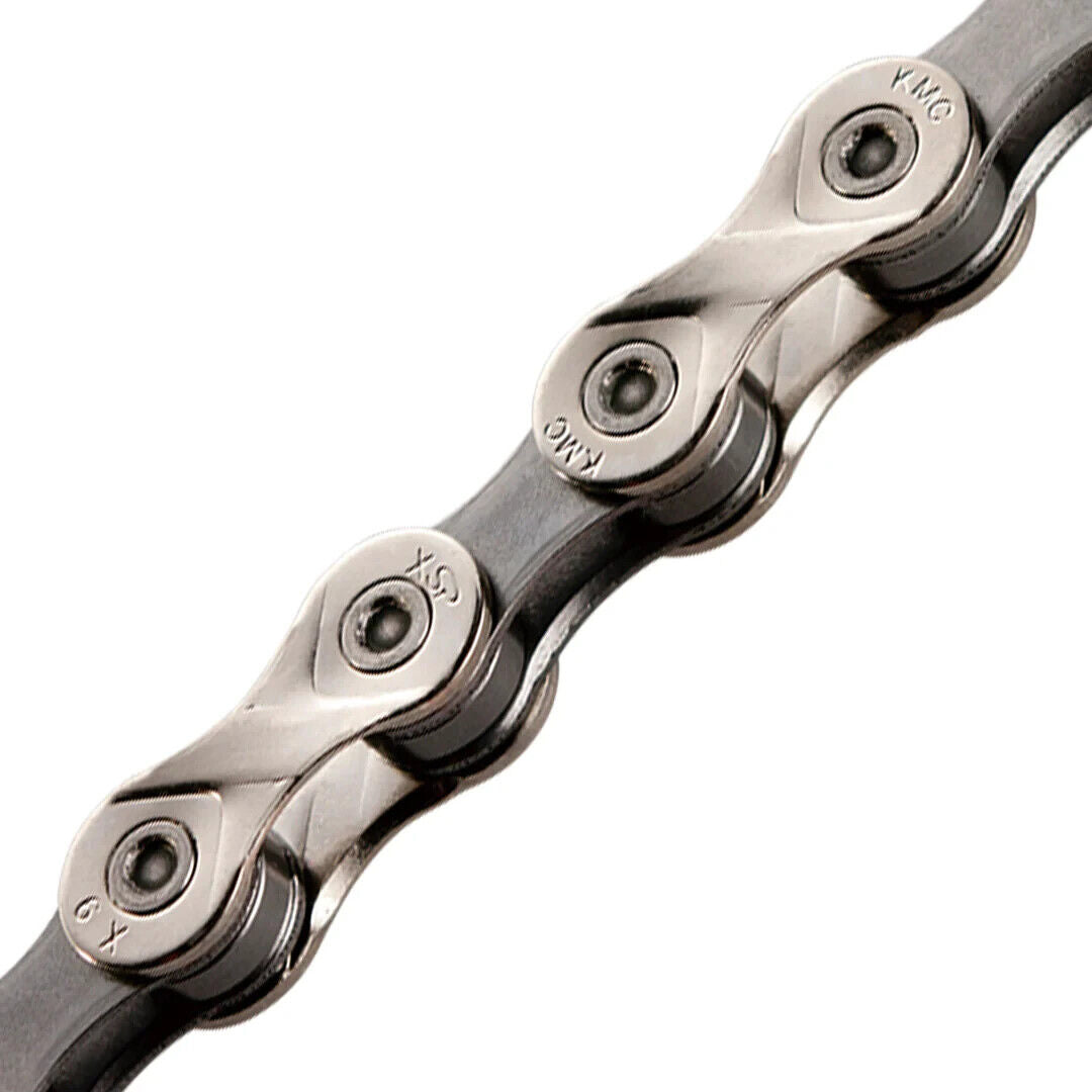 KMC, X9 NP/GY, Chain, 9, SILVER