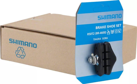 Shimano Tiagra BR-4600 R50T2 Road Brake Shoes, Master Case of 100 pairs