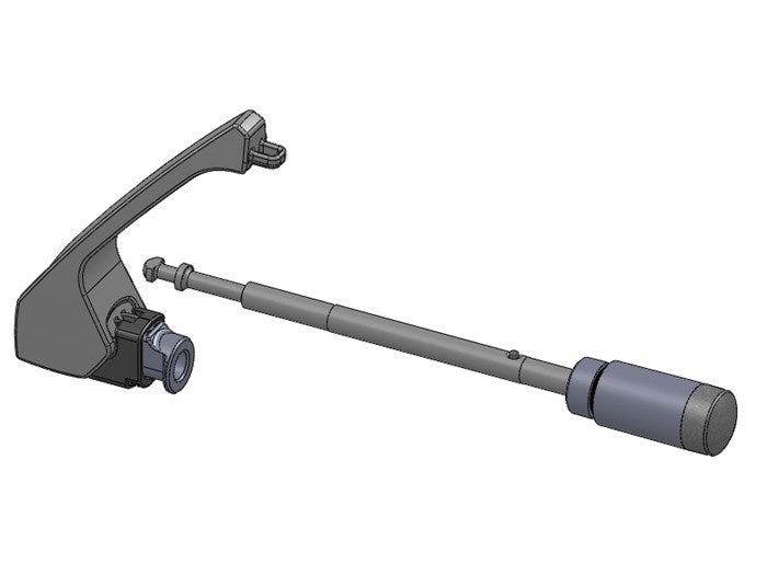 <p>Replacement skewer assembly for the WB200 fork bike mount.&nbsp;</p> <p>This is the updated, longer skewer - fits up to 10mm dropouts.&nbsp;</p>