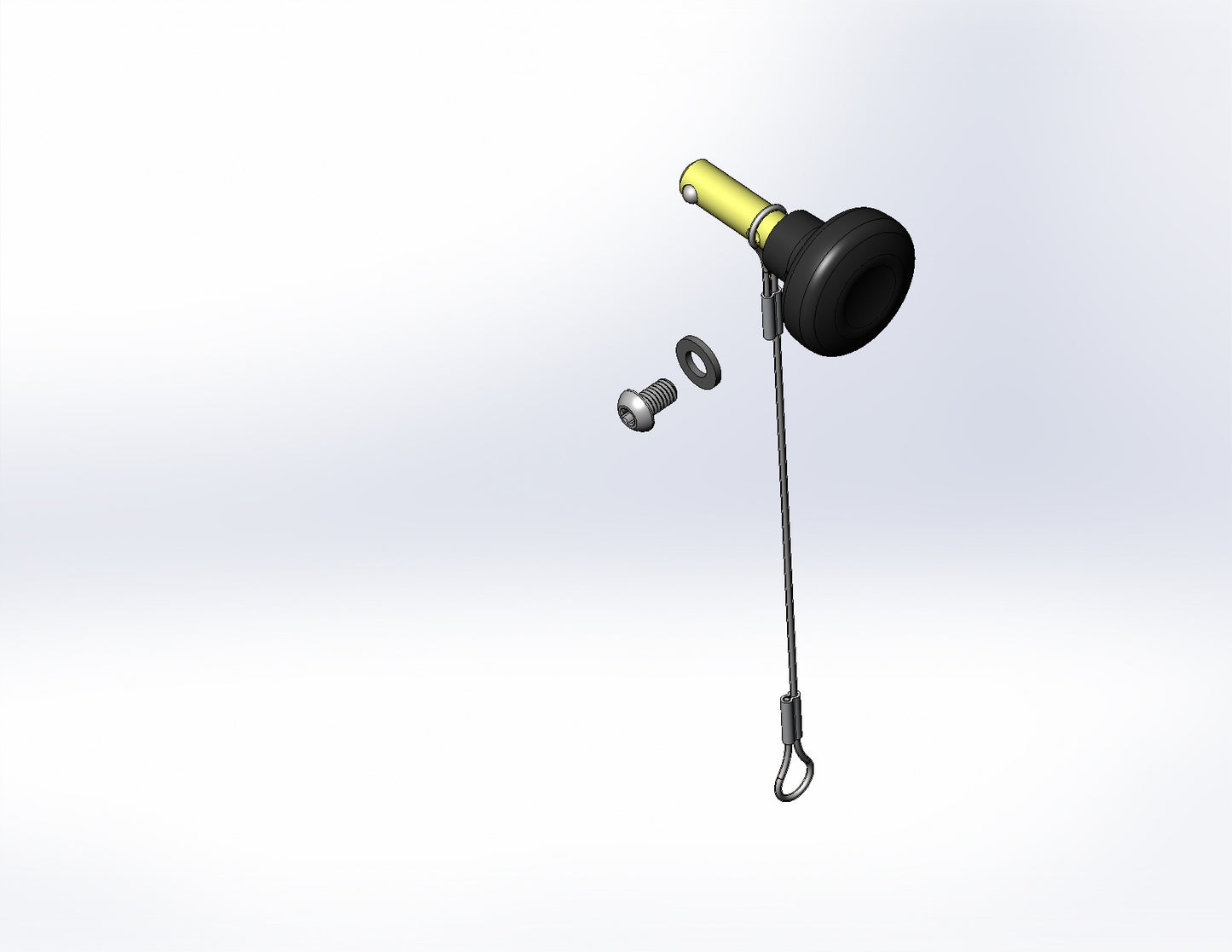 Yakima 8881585 Rpl, Pasador de tracción, Negro, Etapa dos