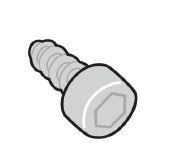 Yakima 8880257 Rpl, Mach Scr, 4 unités (Sp130)