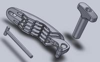 <p><span>Hardware for rear clamp of FrontLoader and ForkLift universal bike mounts. </span></p> <p><span>Includes bale, t bolt and knob.</span></p>