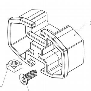 <p><span>Replacement telescoping hardware for SideBar Short and Long. Includes one bushing, one M6 square nut, and one M6 screw.</span></p>