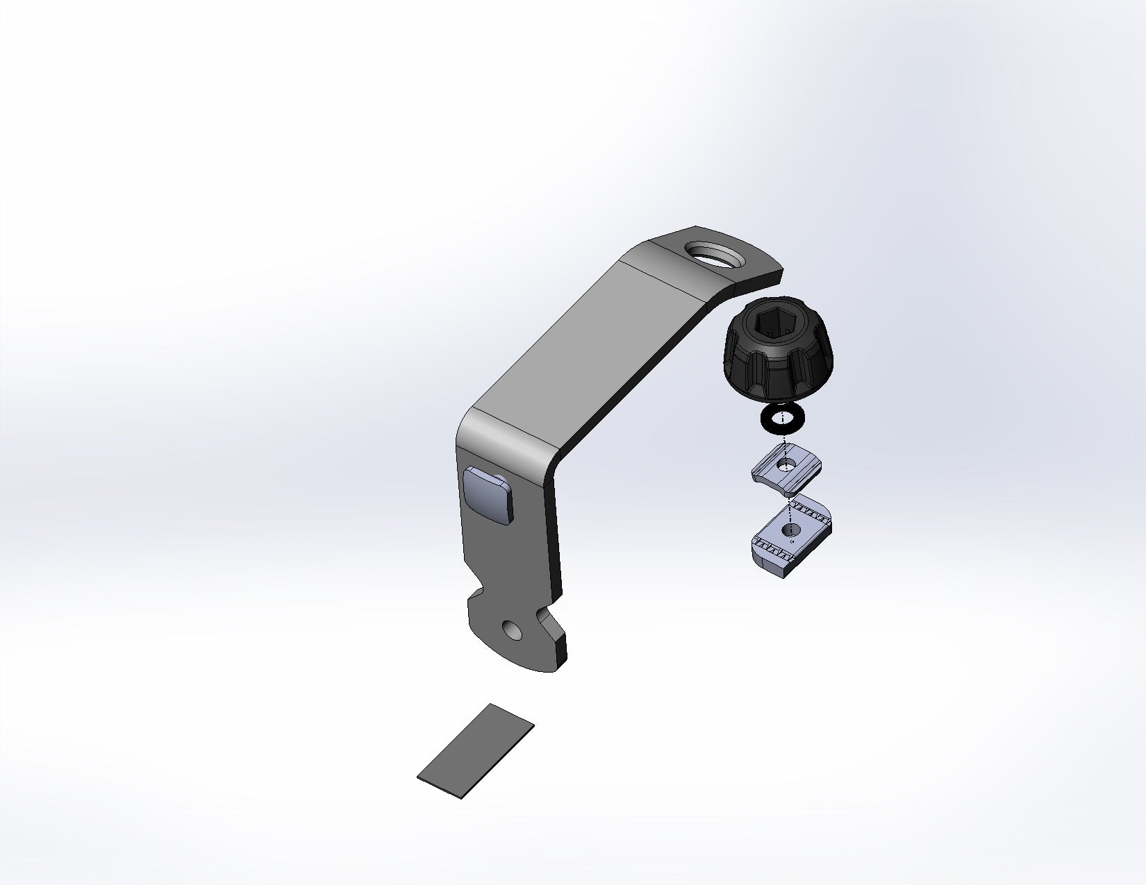 <p>Replacement Load Stop, T-slot. Includes one Load Stop. Includes 1 Load Stop bracket, 1 M8 thick nut plate, 1 M8 thin nut plate, 1 M8 washer, 1 knob, and 1 stick on pad.</p>