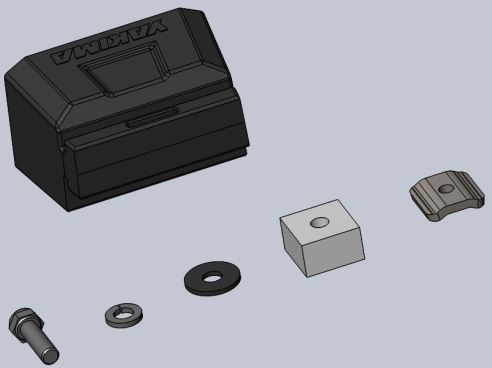 <p>Replacement support and hardware for all lengths of Perimeter Rails. Includes one support, one M6 hex screw, one lock washer, one flat washer, one t-nut, and one channel nut.</p>